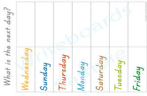 TAS Modern Cursive Days of the Week Busy Book Pages for Childcare & Preschool aged 3+