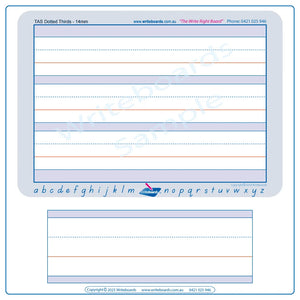 Support Early Stage 1 handwriting with TAS Modern Cursive Font Dotted Third Worksheets for Teachers