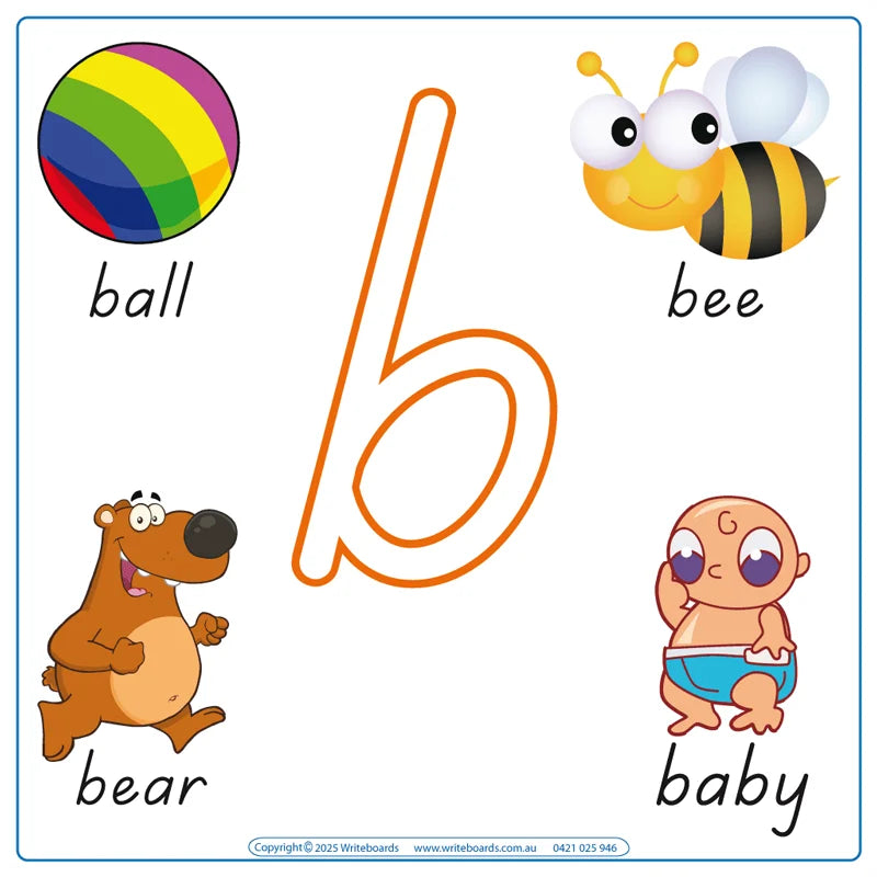 TAS Modern Cursive Font School Readiness Kit includes Beginner Alphabet Worksheets and Flashcards for Ages 3+