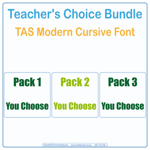 TAS Modern Cursive Teachers Choice Bundle - Worksheets and Resources for Teachers