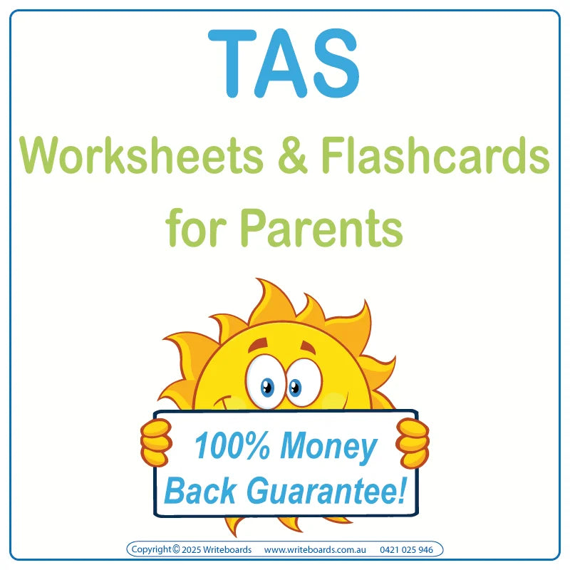 TAS Modern Cursive Font Worksheets for Kids in TAS aged 3+, TAS Alphabet Tracing Worksheets