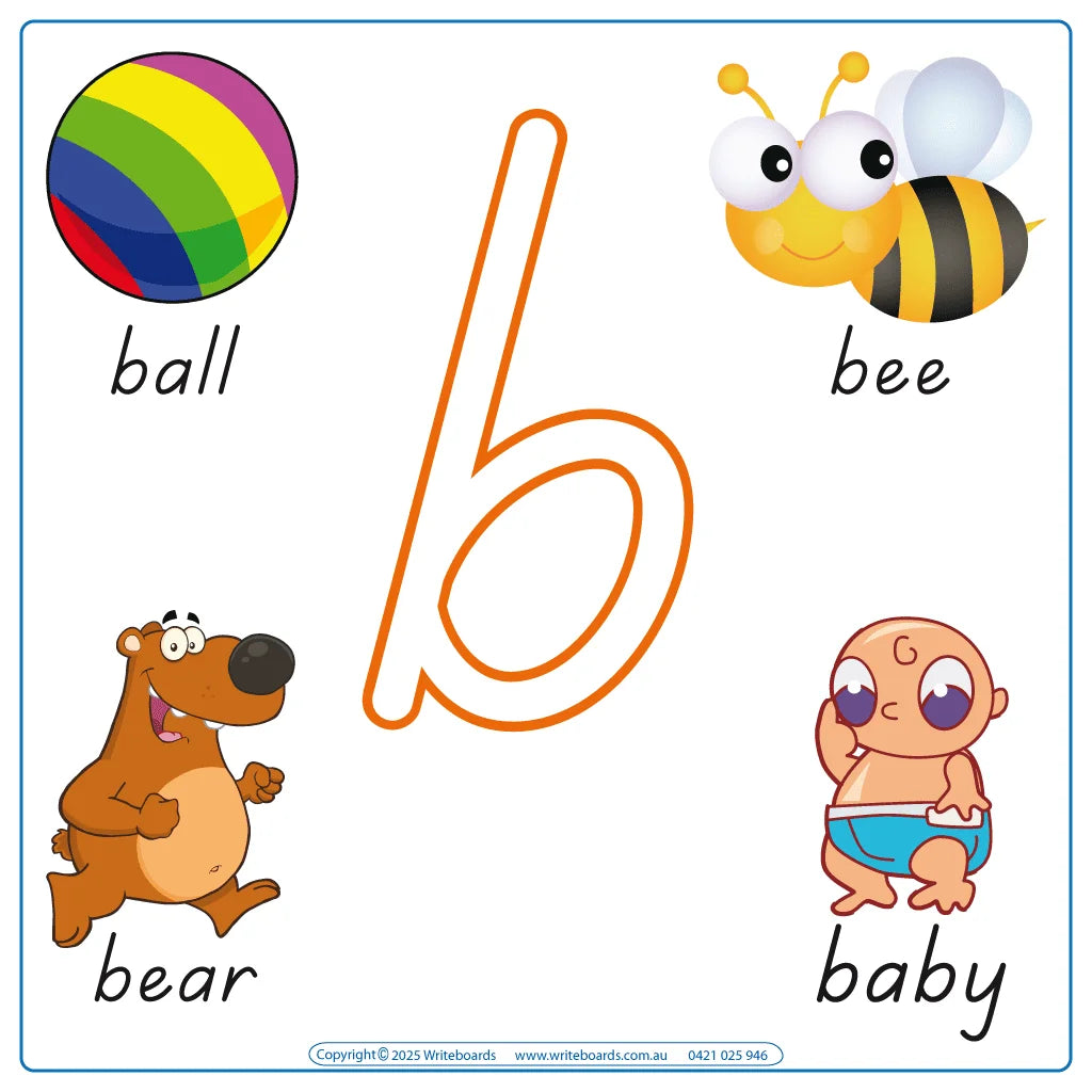 TAS Modern Cursive Font Worksheets & Flashcards are Included in our Special Needs Beginner Kit
