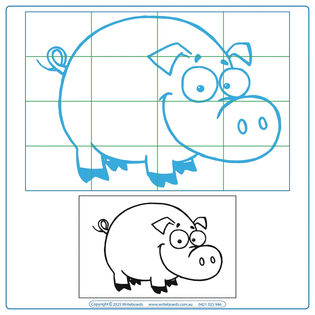 Teach your child how to draw adorable farm animals with this fun and easy printable pack
