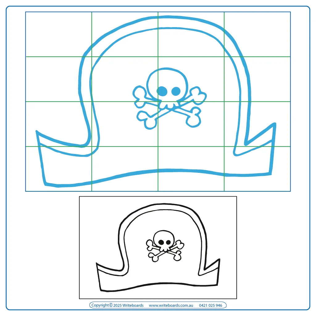 Teach your child draw pirate-themed images with our Pirates Pack