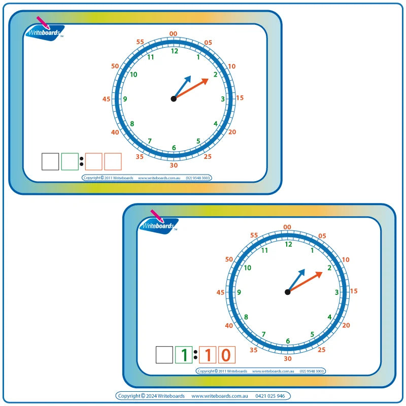 Learn to tell the time flashcards come free in our VIC, WA & NT Special Needs Kit