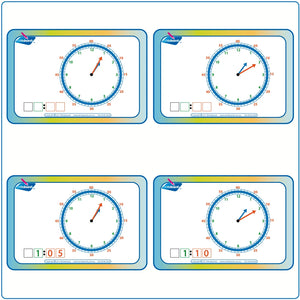 Learn to Tell the Time while the Hour Hand is moving, Tell the Time Flashcards