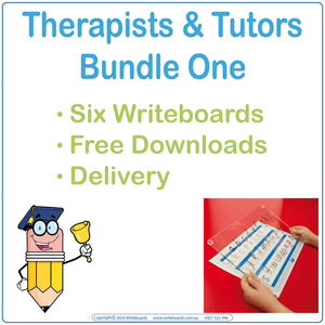 Writeboards Bundle One For Occupational Therapists & Tutors