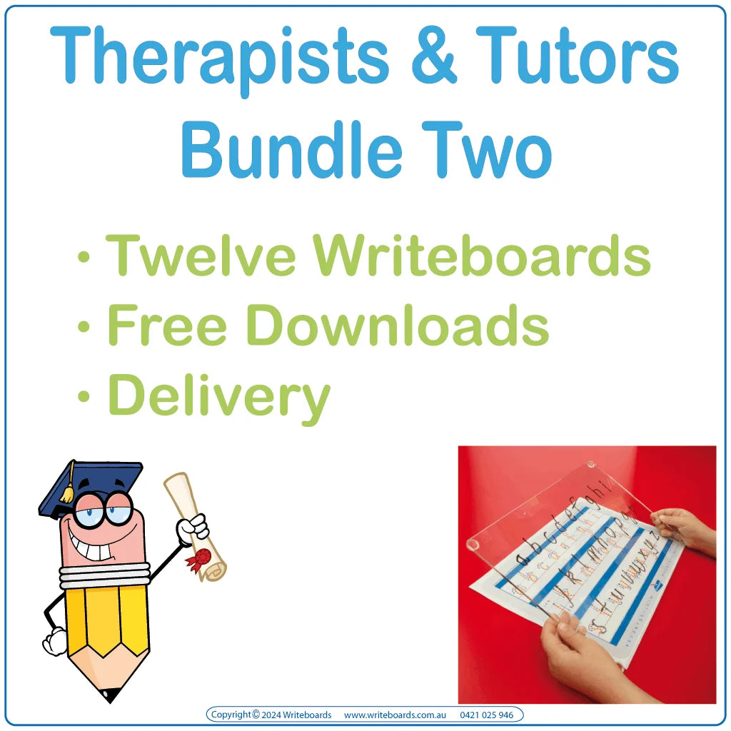 Aussie Literacy & Numeracy Bundle for Tutors and Therapist, Occupational Therapy & Tutoring Bundle 2 