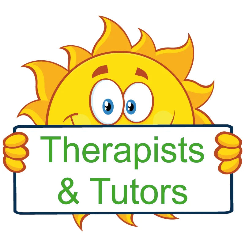 smiling sun with Therapist and Tutors category written on it 