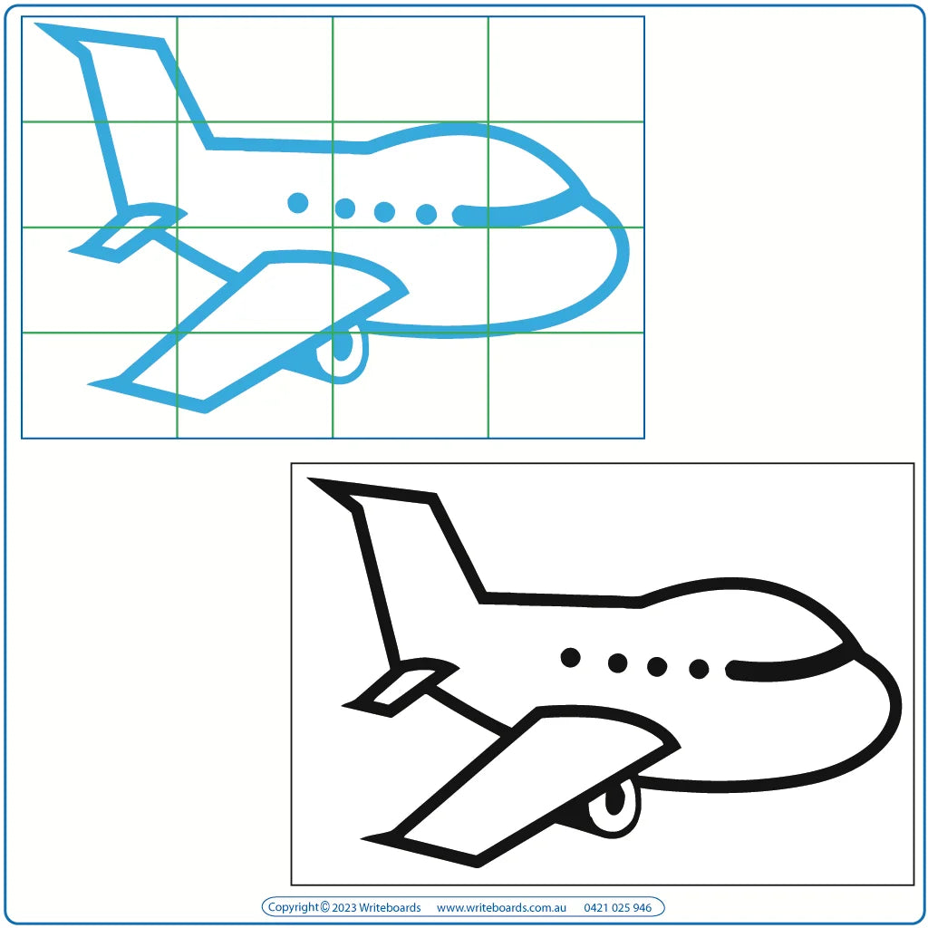 Transport drawing pictures for teachers, Teach your students how to draw planes and trains