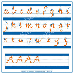 VIC Modern Cursive Font Worksheets & Flashcards are Included in our Advanced School Kit