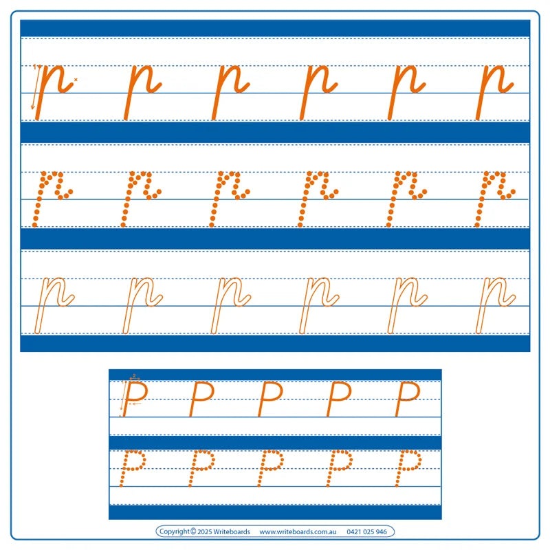 VIC Modern Font Advanced School Kit includes Alphabet & Number Handwriting Practice Sheets
