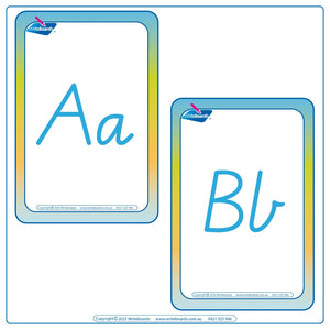 VIC Modern Cursive Alphabet Busy Book Flashcards for Childcare & Kindergarten ages 3+
