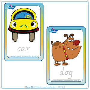 VIC Modern Cursive Alphabet Busy Book Flashcards for Childcare & Kindergarten ages 3+ download now