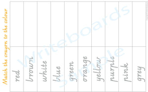 VIC Modern Cursive Font Colour Busy Book for Teachers & Educators for Ages 3+