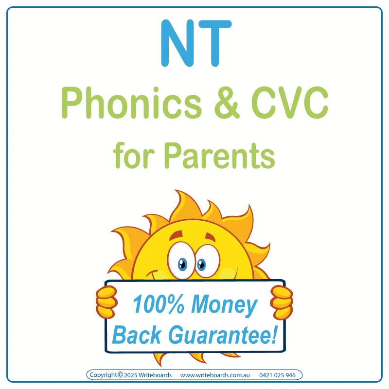 VIC Modern Cursive Font Phonics and CVC Resources for NT Kids Aged 3+