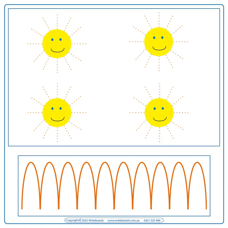 VIC Modern Cursive Font School Starter Kit includes Handwriting Pattern Worksheets for ages 3+