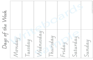 VIC Modern Cursive Font Days of the Week Busy Book Pages for Teachers and Educators