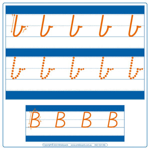 VIC Modern Cursive Font Worksheets & Flashcards are Included in our Advanced Special Needs Kit