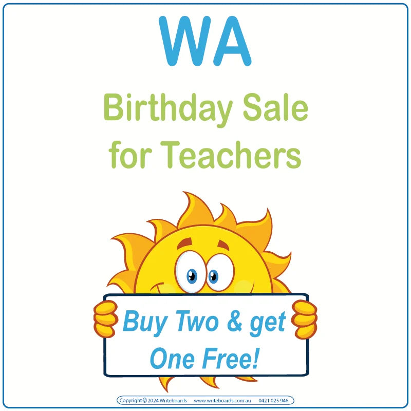 WA Teachers Worksheets Buy Two get One Free