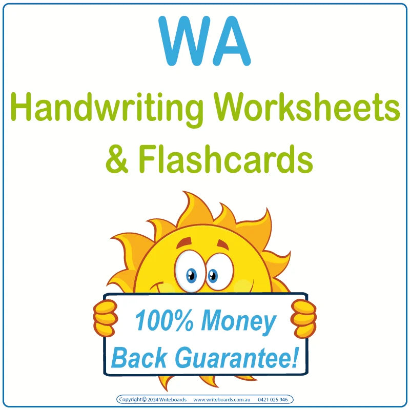 Homeschooling Worksheets & Flashcards for WA