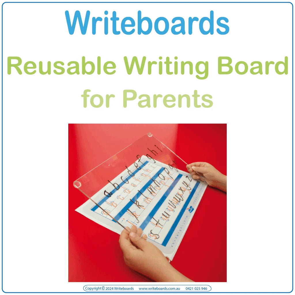 Reusable Australian Tracing Writeboard, Eco-Friendly Educational Toy, Alphabet Tracing Board for Australian Parents, Aussie Tracing Writeboard