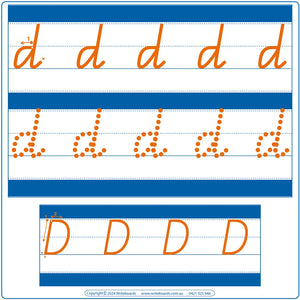 QCursive Early Stage One Alphabet Tracing Worksheets for Teachers, early stage one resource for QLD teachers