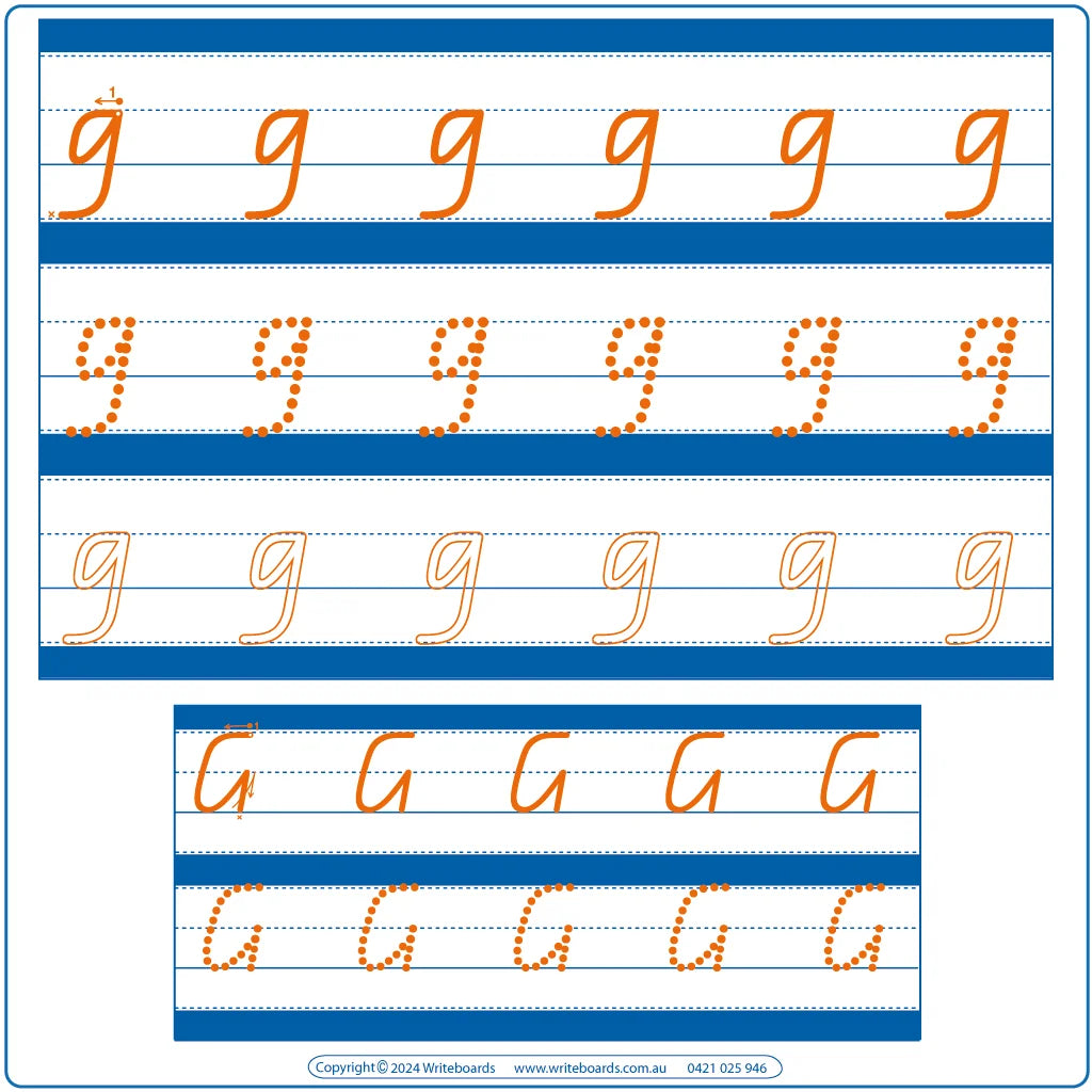 QCursive Font Early Stage One Alphabet and Number Tracing Worksheets for Teachers