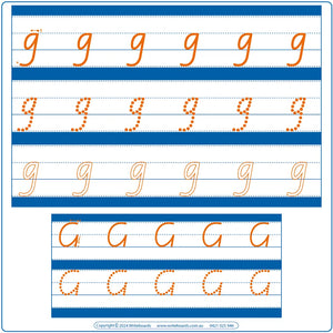 Download VIC Modern Cursive Font Alphabet & Number Worksheets for Teachers - includes 62 guided pages