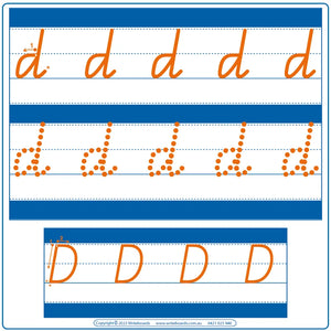 QLD PREP Tracing Worksheets with directions, QLD Alphabet Worksheets are Free in our School Starter Kit
