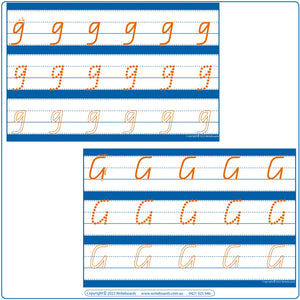 QLD Beginners Font Alphabet & Number Worksheets for Year 1