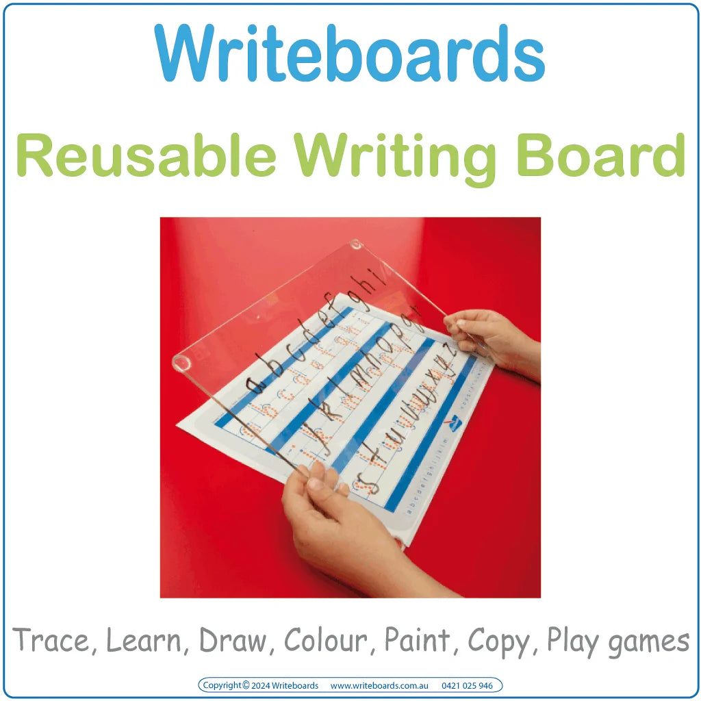 Reusable Writing Board for Teachers, Eco-Friendly Writing Boards for Teachers, Classroom Writing Boards, Student Writing Boards