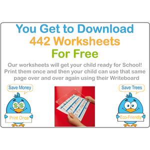 SA School Readiness Pack for QLD Handwriting includes 442 Free Worksheets