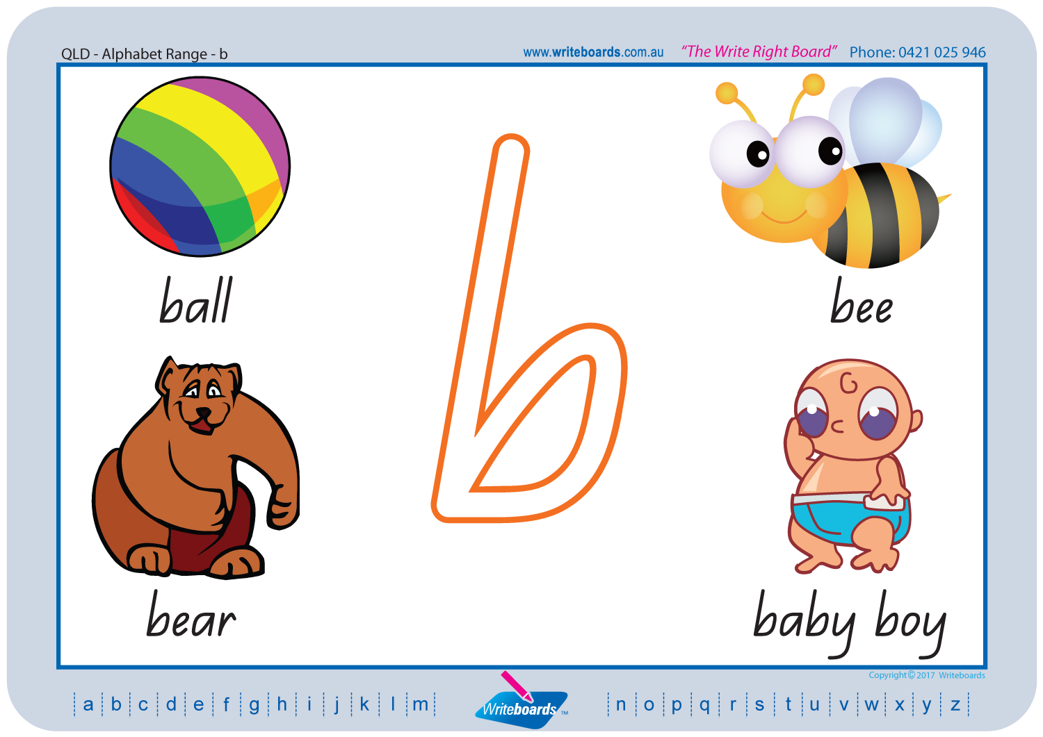 QLD Childcare and Kindergarten Resources, QCursive Alphabet Worksheets and Flashcards for your Childcare Centre