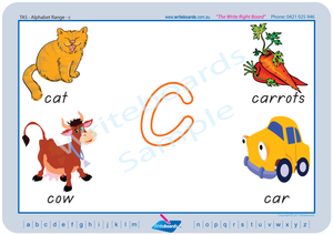 TAS Childcare and Kindergarten Resources, TAS Modern Cursive Font Alphabet Worksheets and Flashcards for your Childcare