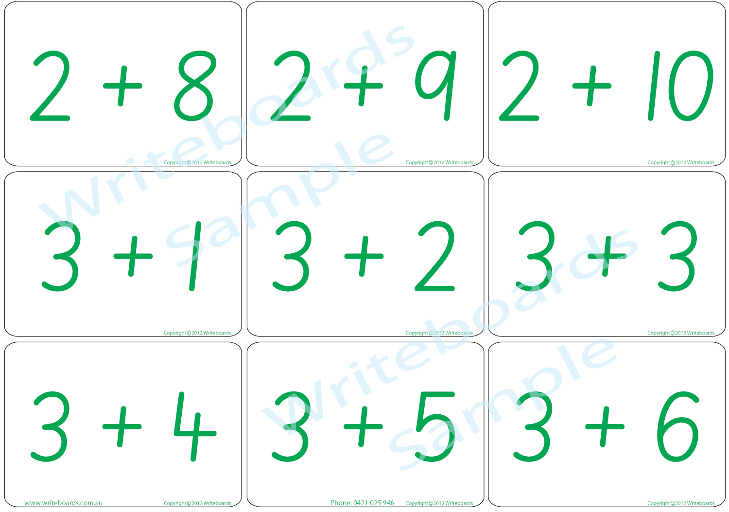 SA Modern Cursive Font Maths Bingo Game for Teachers, SA Modern Cursive Font Teachers Resources