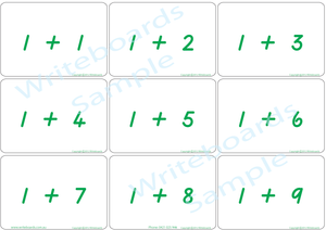 Arithmetic Bingo Game using TAS Modern Cursive Font for Tutors and Therapists