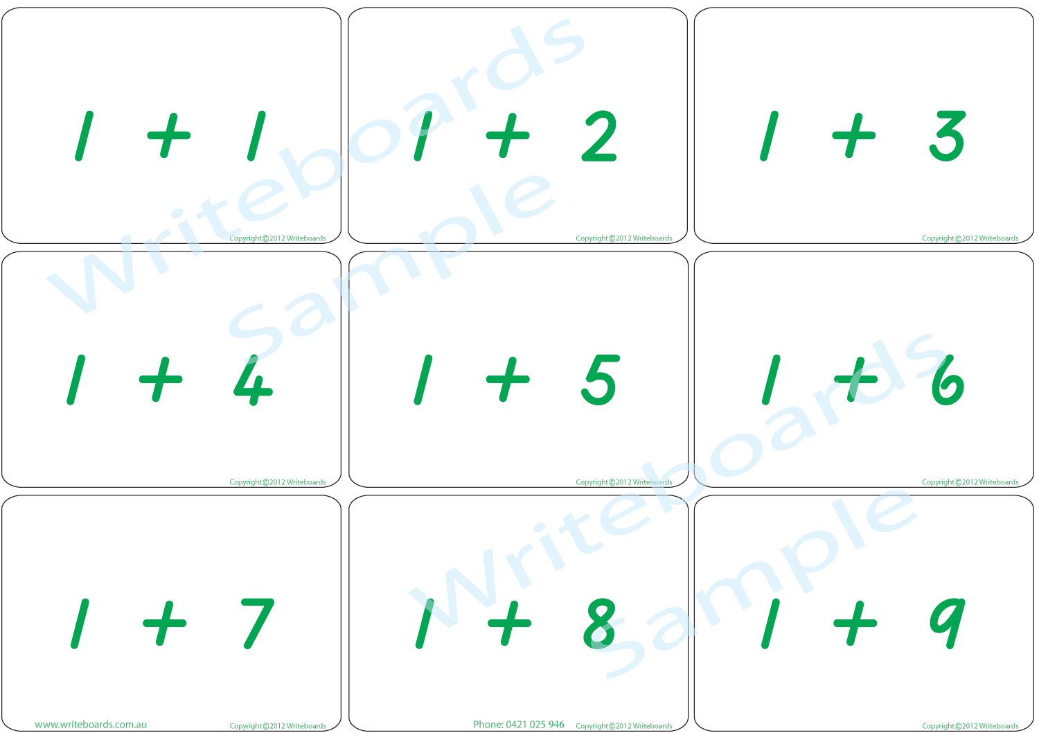 Teach your child addition and subtraction with the Arithmetic Bingo Game completed using TAS Handwriting