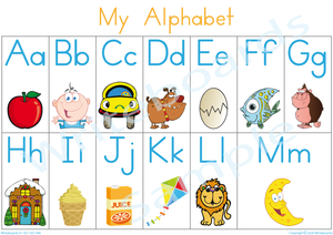 Free Alphabet Posters come with our Alphabet Busy Book