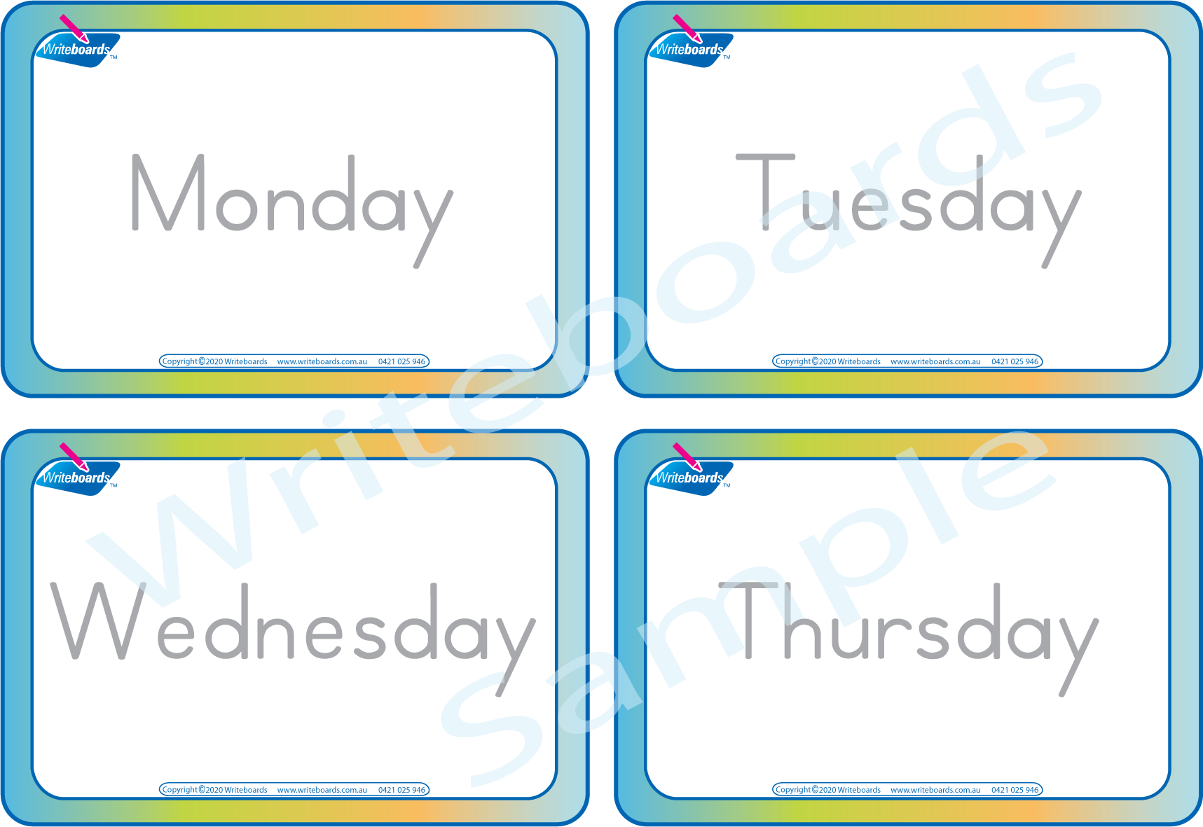 Days of the Week Busy Book comes with Free Flashcards