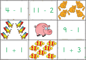 Addition and Subtraction Bingo Game