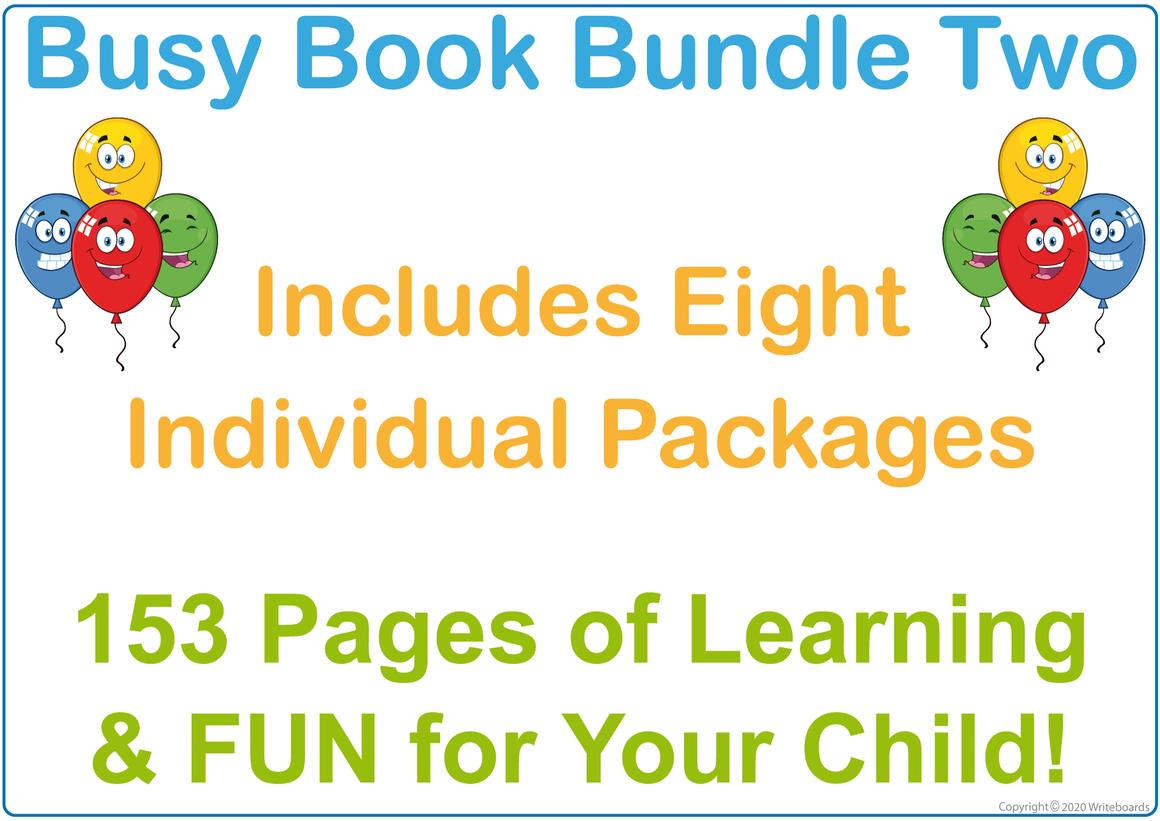 Busy Book Bundle Two for SA Handwriting includes 153 pages