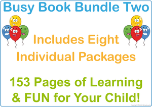 Busy Book Bundle Two for TAS Handwriting includes 153 pages