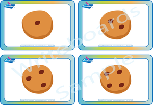 Free Cookie Flashcards come with our Number Busy Book