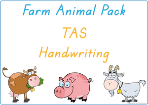 TAS Modern Cursive Font Busy Book Package Two