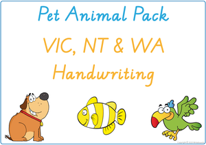 VIC Modern Cursive Font Busy Book Package Two