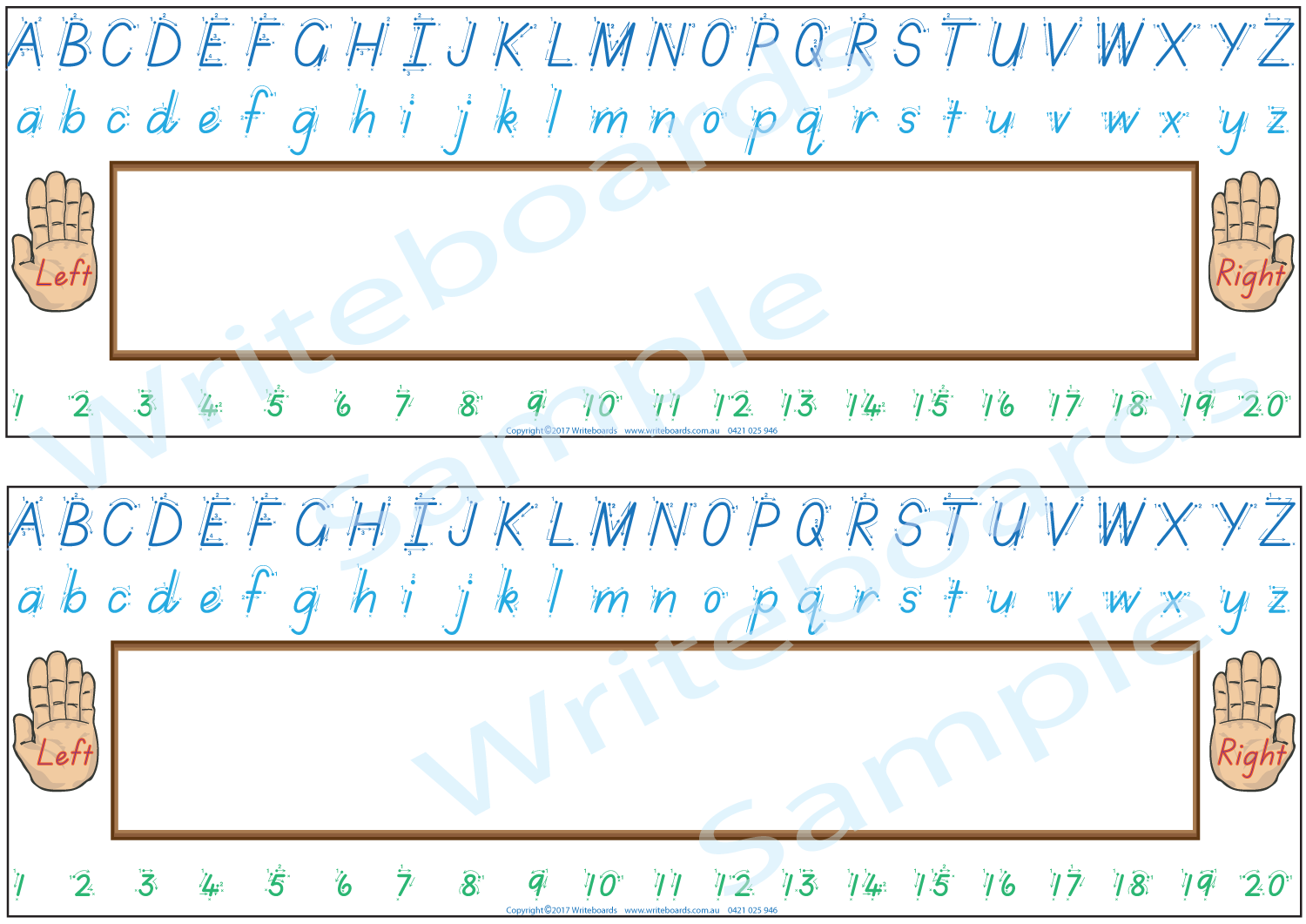 Childcare and Kindergarten Desk Strips for TAS, TAS Modern Cursive Font Desk Strips for Childcare