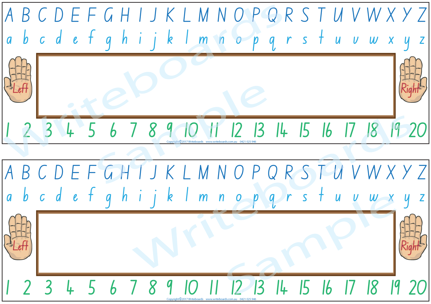 NSW Foundation Font Desk Strips for Occupational Therapists and Tutors includes seven different styles