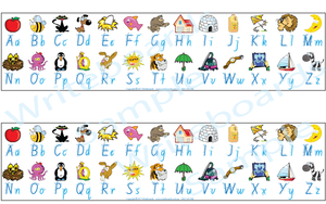 NSW Foundation Font Desk Strips for Teachers, Desk Strips for NSW and ACT Handwriting