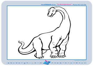 Learn to draw dinosaurs. Excellent for special needs children.